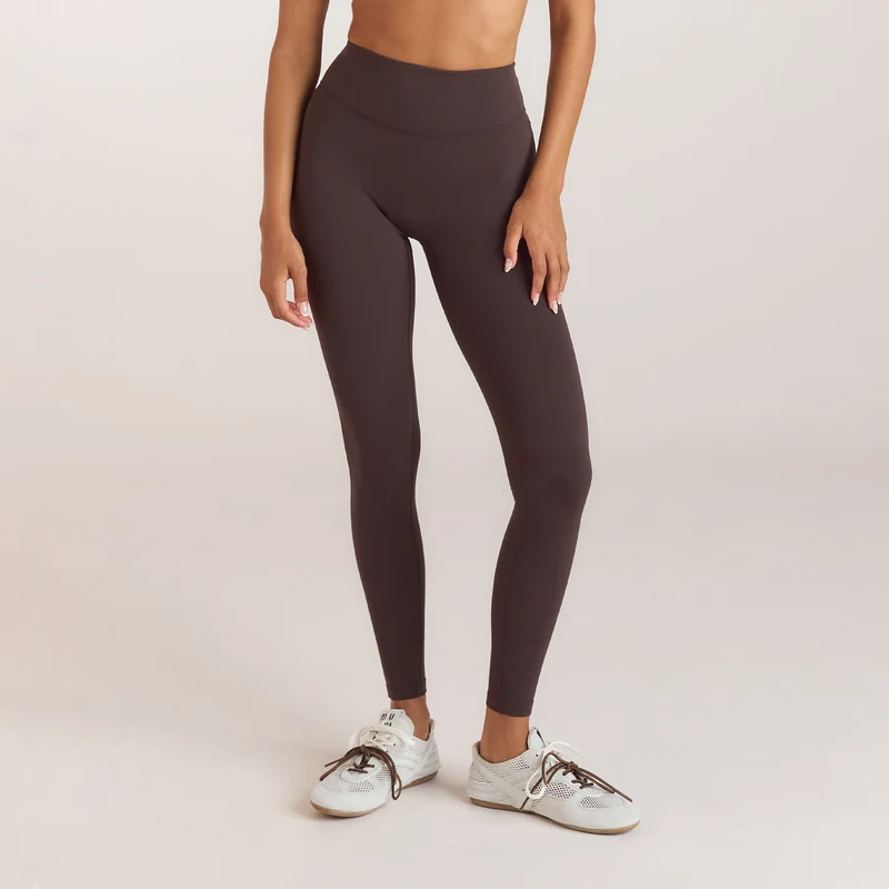 ContourSoft™ Klassiska Leggings - Mörk Choklad