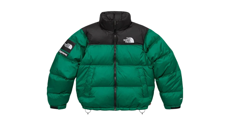 Supreme The North Face Nuptse Jacket Green