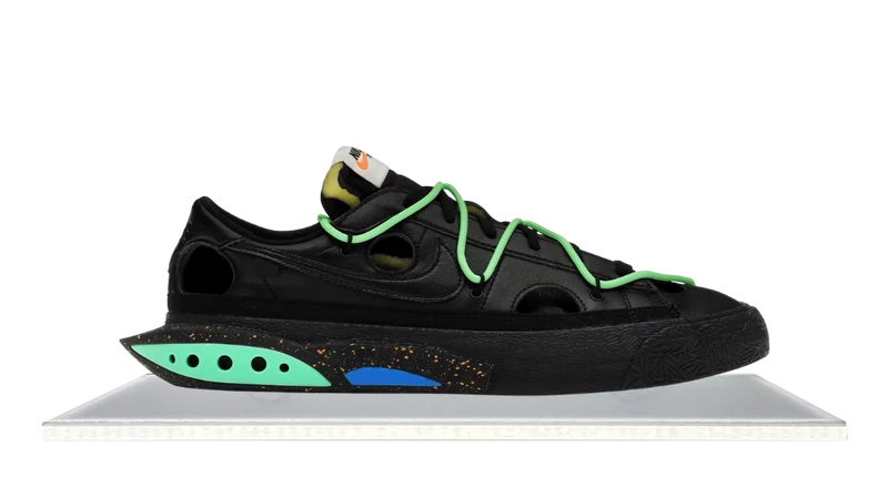 Nike Blazer Low Off-White Black Electro Green