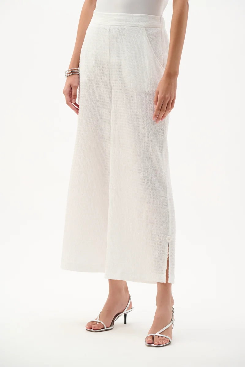 Joseph Ribkoff Pull-On Cullotte Pants 262217 - Off White