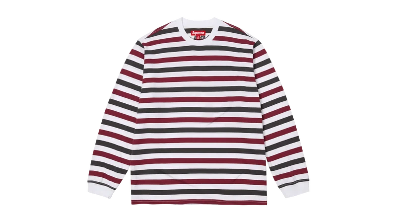 Supreme Intarsia L/S Top Stripe