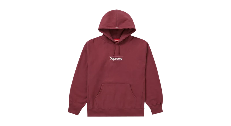Supreme Box Logo Hooded Sweatshirt Plum (FW21)