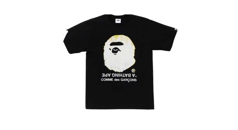 BAPE x CDG Osaka Big Ape Head Tee Black (SS26)