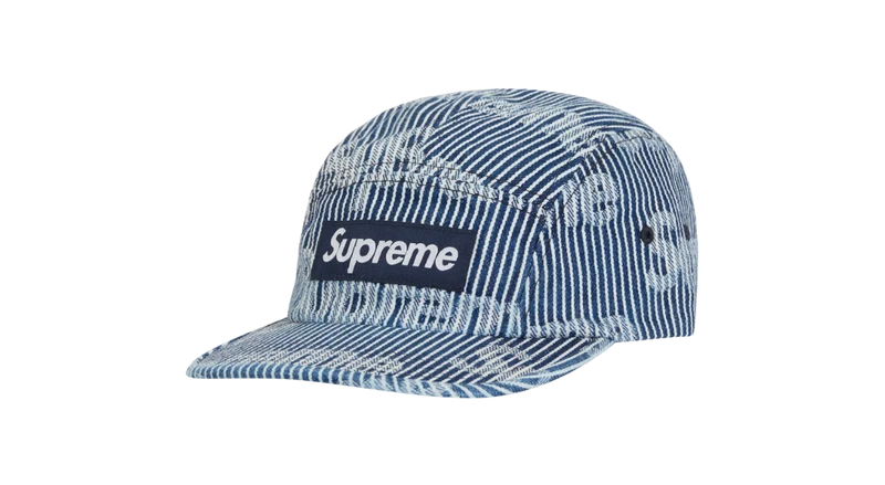 Supreme Denim Camp Cap Stripe (SS24)