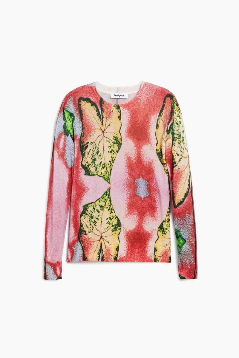 Desigual Sweater Designed By. Christian Lacroix - Pink/ Multi