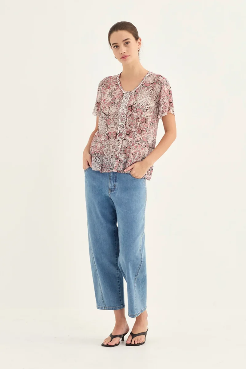 Verge Gypsy Top - Print