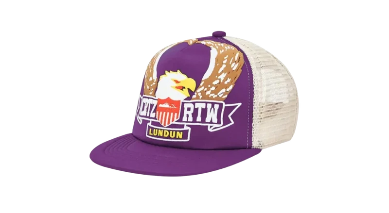 Corteiz Dipset Trucker Purple Cap