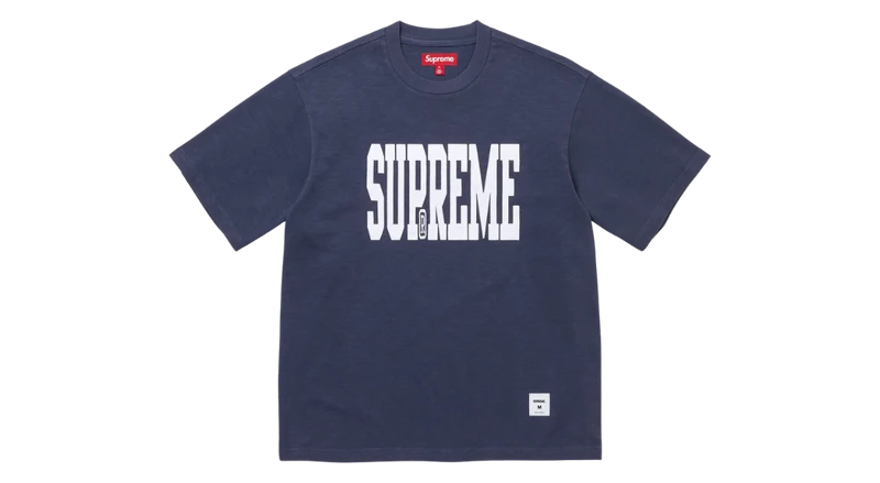 Supreme Stretch Appliqué S/S Top Navy