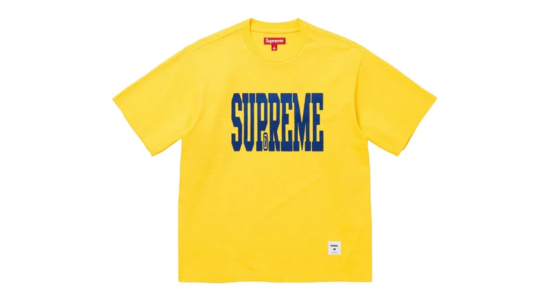 Supreme Stretch Appliqué S/S Top Yellow