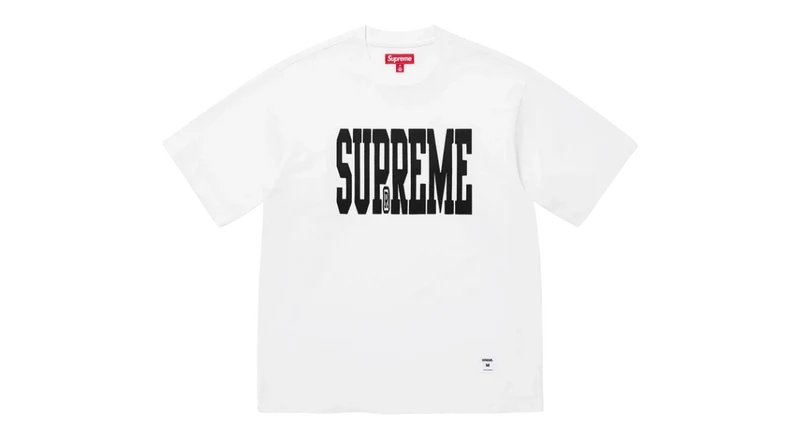 Supreme Stretch Appliqué S/S Top White
