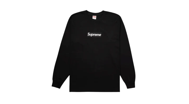 Supreme Box Logo L/S Tee Black