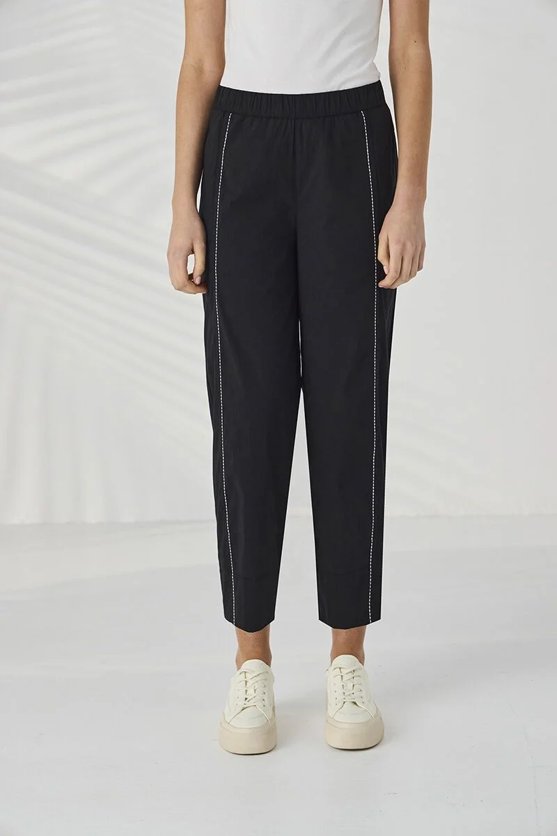 Barrel pant black