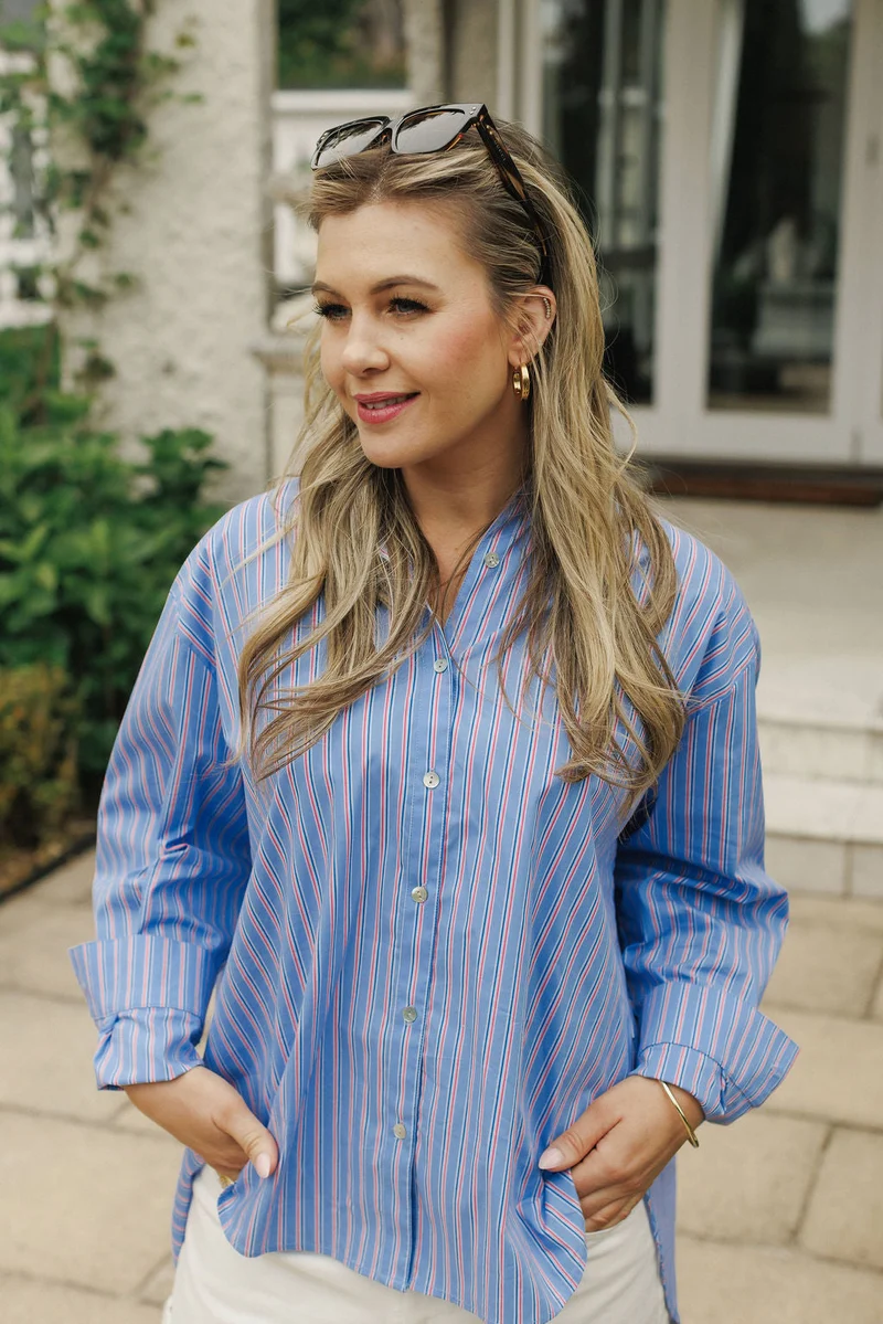 Eliza shirt blue haven