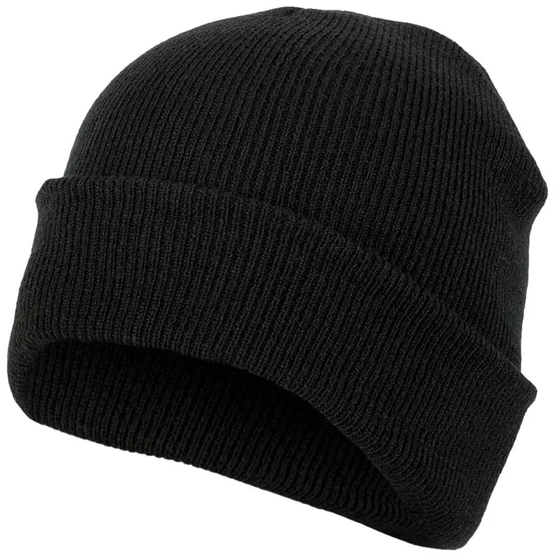 Highlander Deluxe Watch Hat Black