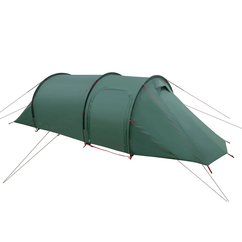 Highlander Respite 2 Person Extended Tunnel Tent Pine Green