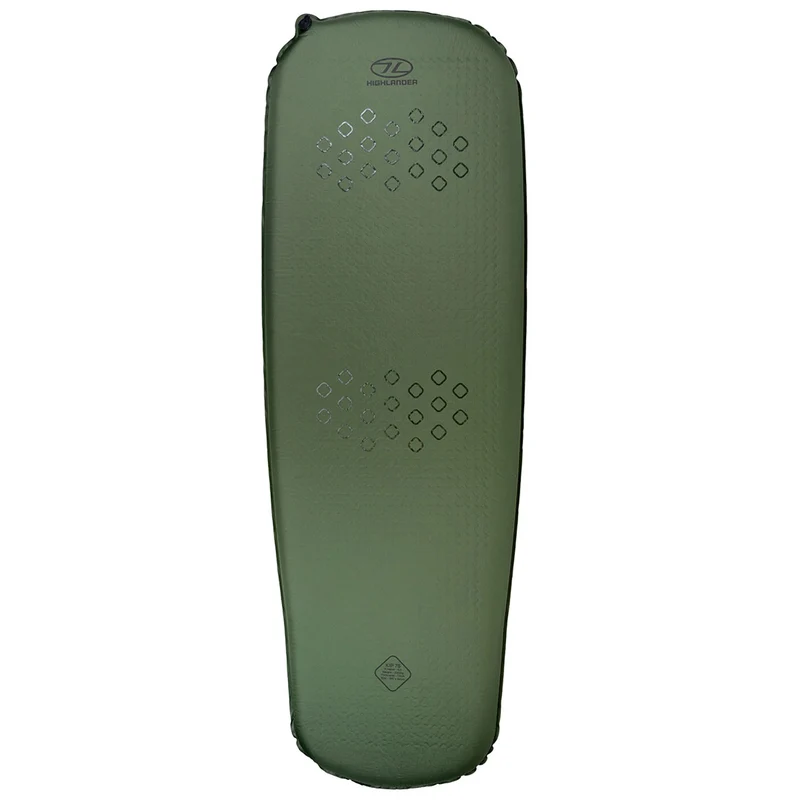 Highlander Self-Inflating Kip Mat 75mm Olive Green