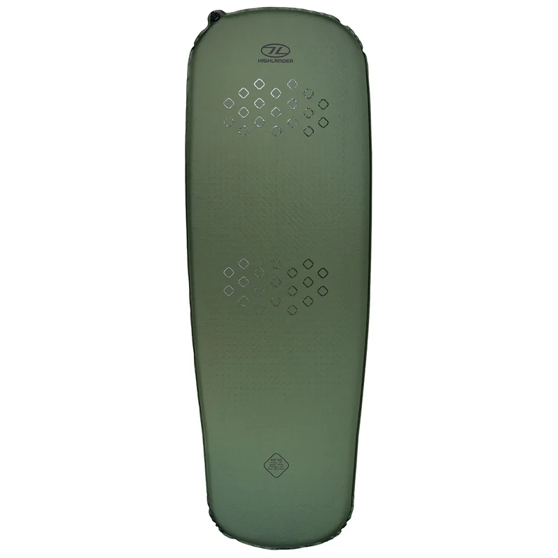 Highlander Self-Inflating Kip Mat 50mm Olive Green