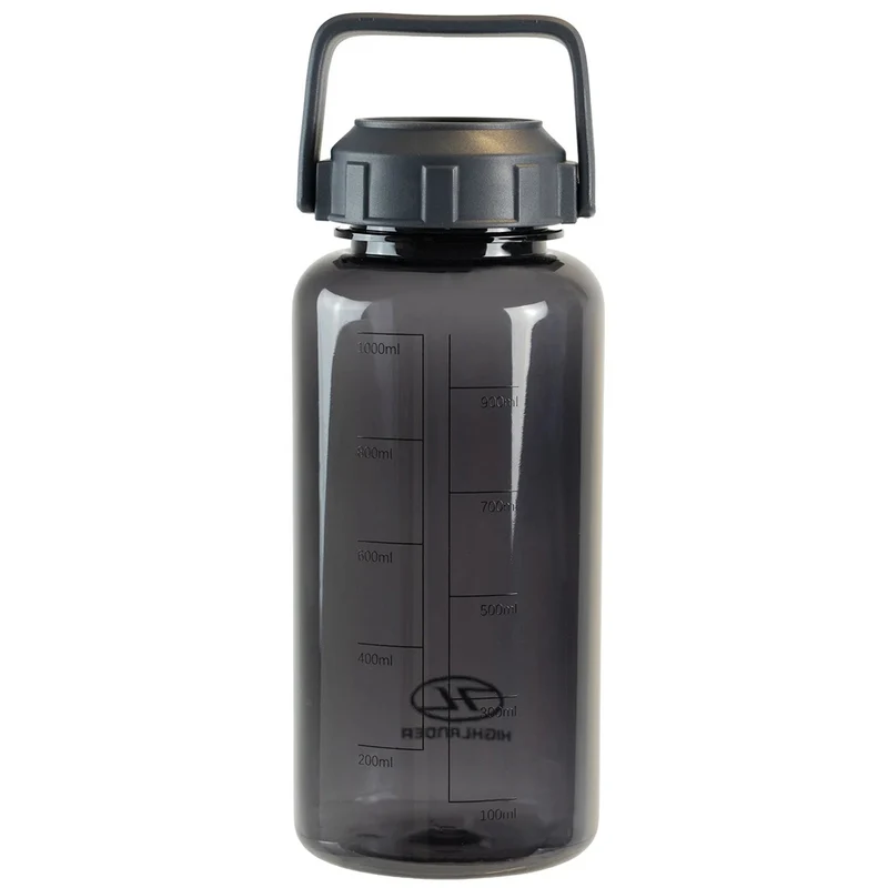 Highlander Njord 1000 Tritan Water Bottle 1L Black