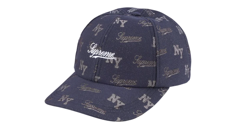 Supreme Monogram 6-Panel Navy