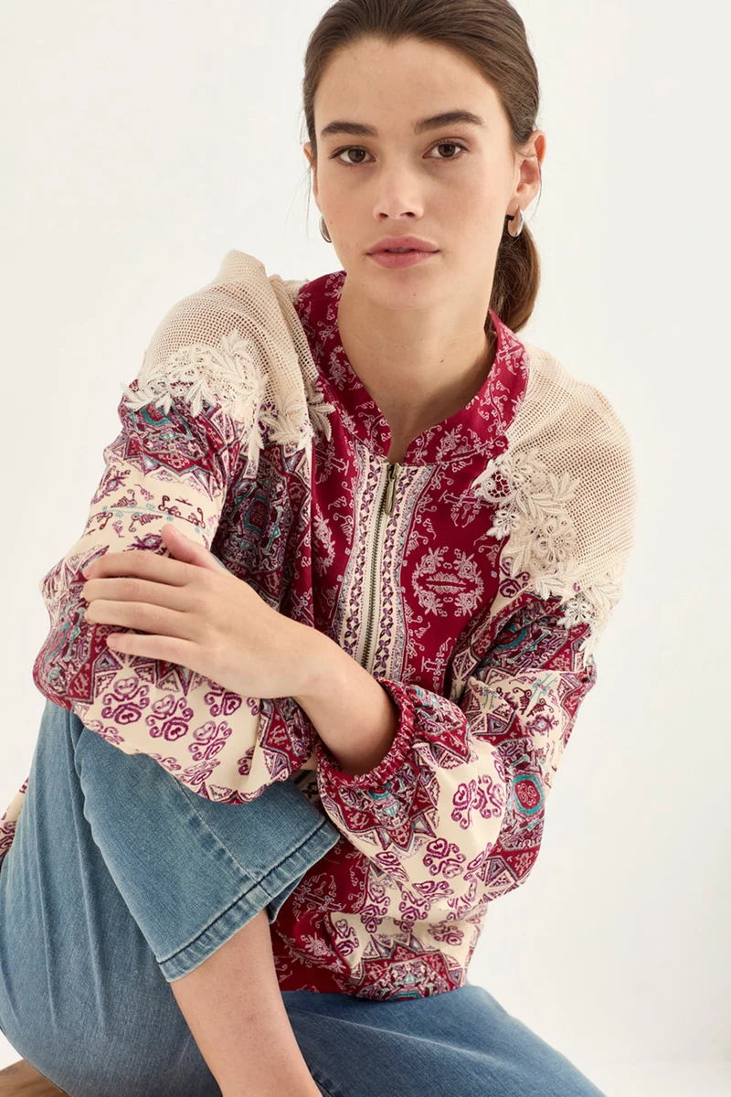 Haze jacket print