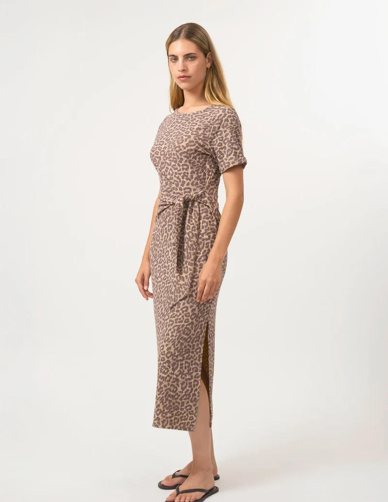 Tilly dress leopard