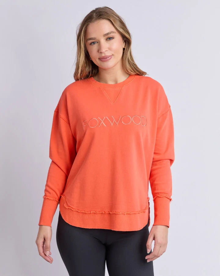 Simplified crew orange red