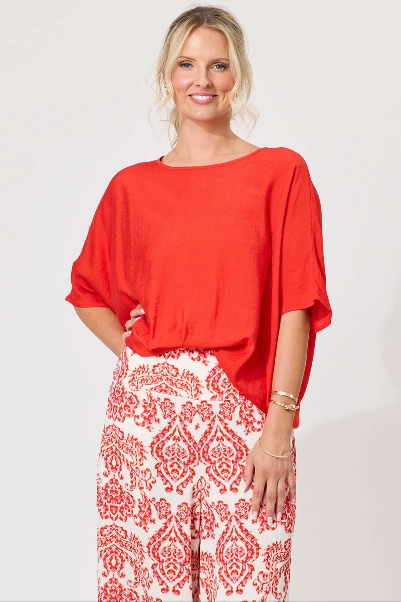 Alessa top orange