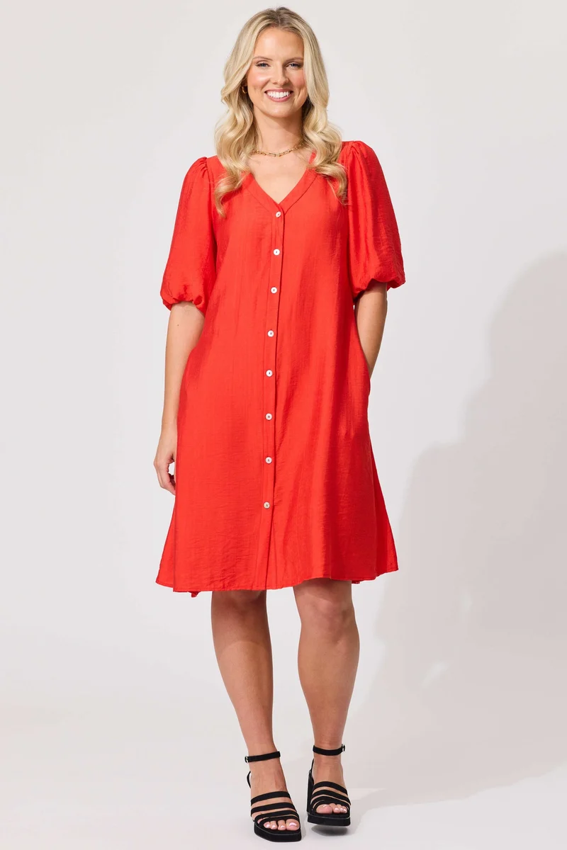 Rico Dress Orange