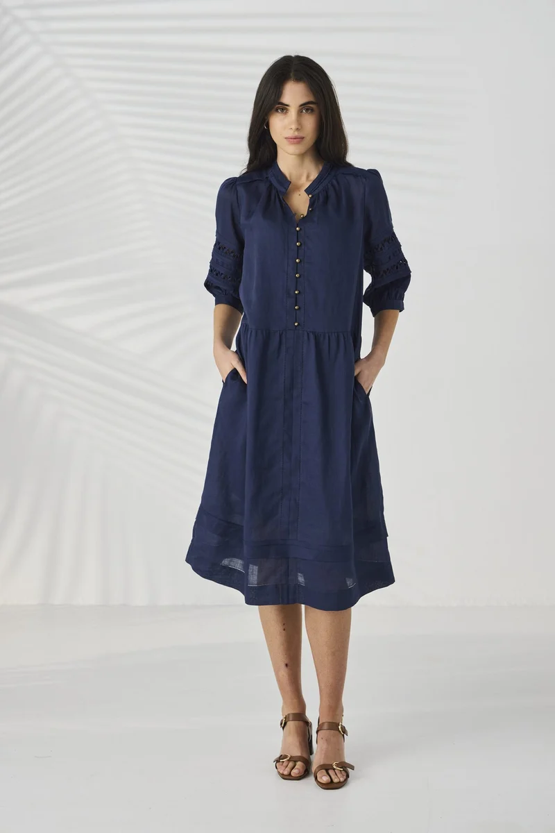 Spiral dress Sapphire