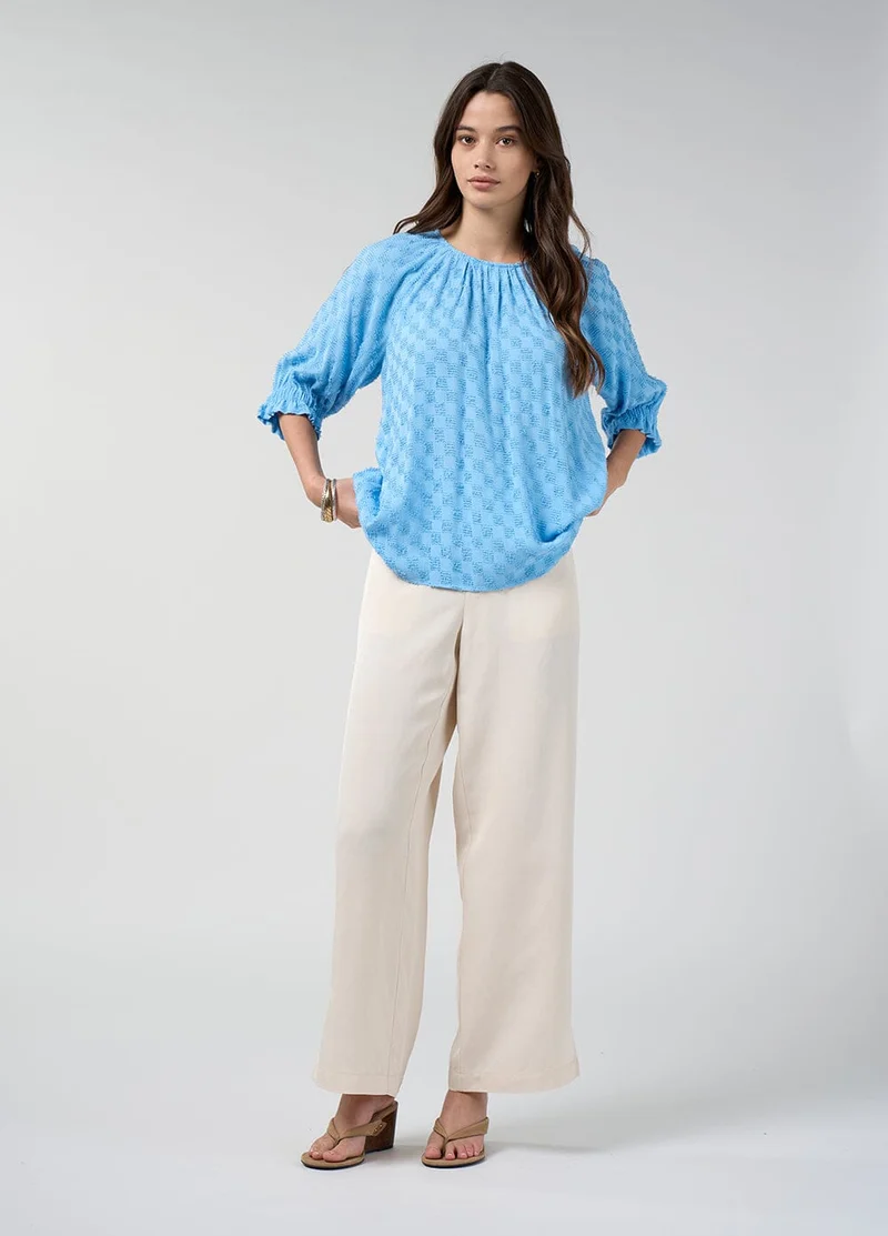 Vanya top bluebell