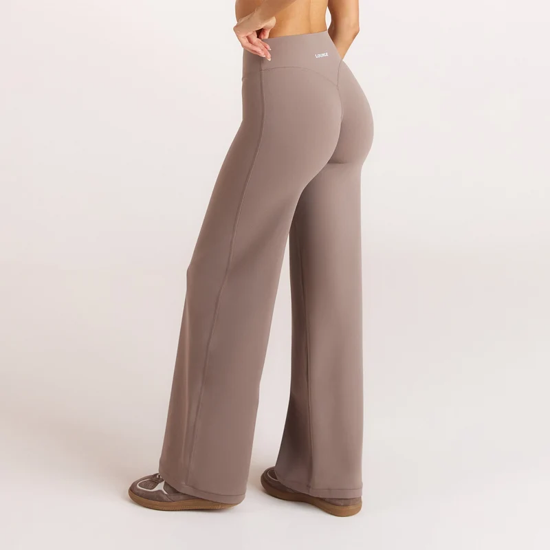 ContourSoft™ Leggings med rakt ben - Svampfärgad