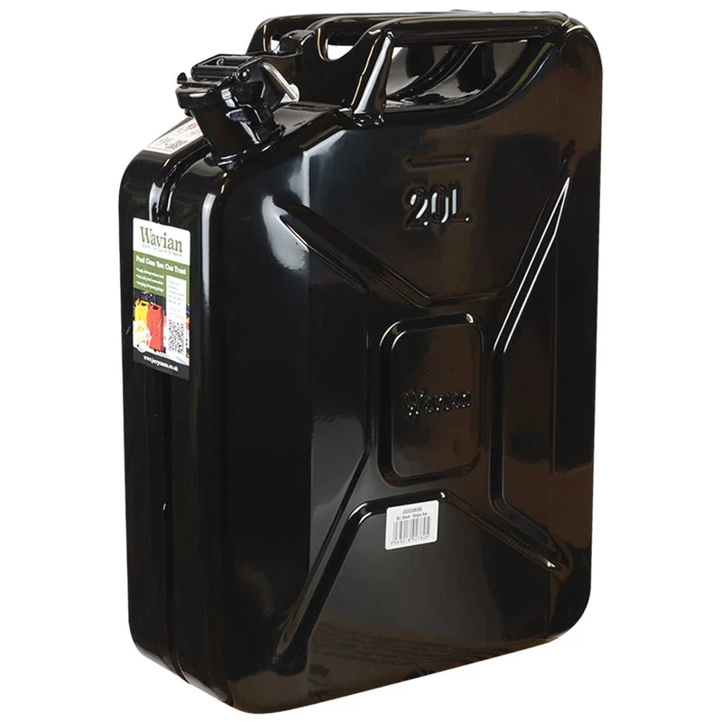 Wavian NATO Steel Jerry Can 20L Black