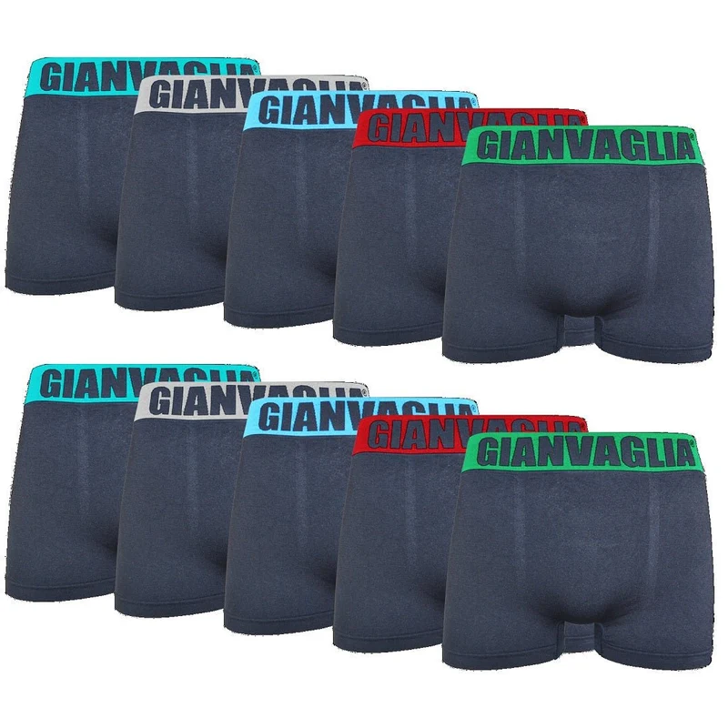 10-Pack Sömlösa Kalsonger för herr i Mikrofiber