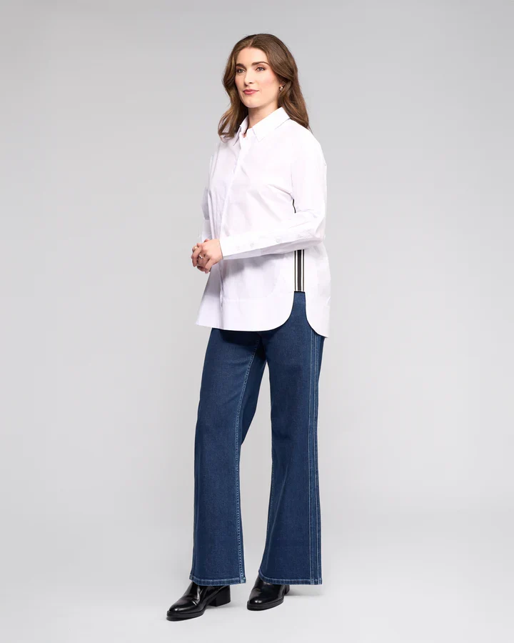 Vasssalli Chart Shirt - White
