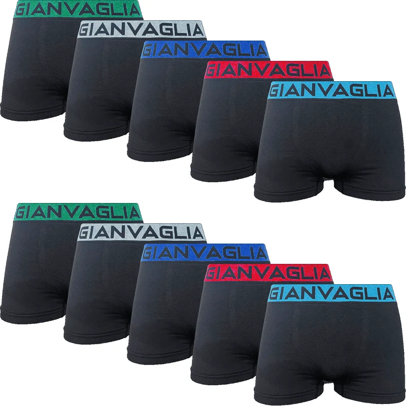 10-pack Mikrofiber Kalsonger Herr – Sömlösa Boxershorts