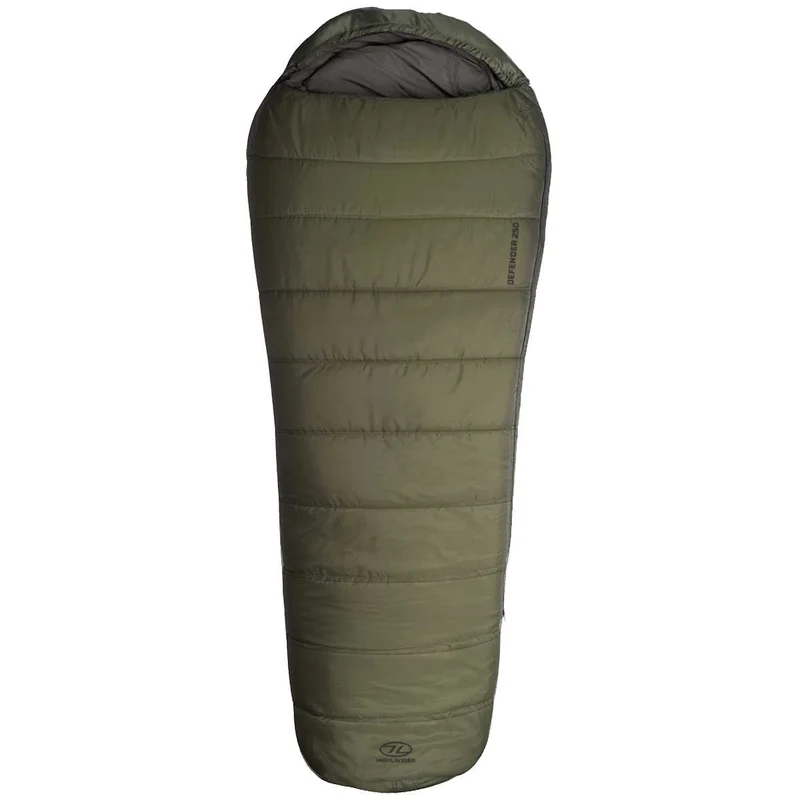 Highlander Defender 250 Sleeping Bag Ranger Green