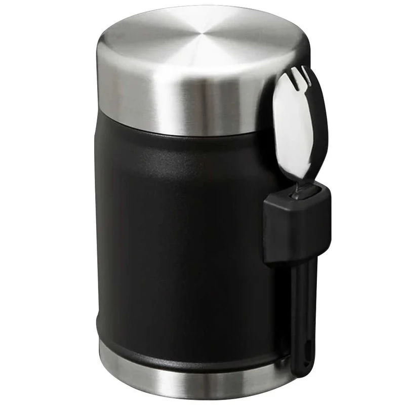 Stanley Legendary Food Jar + Spork 400ml Black 2.0
