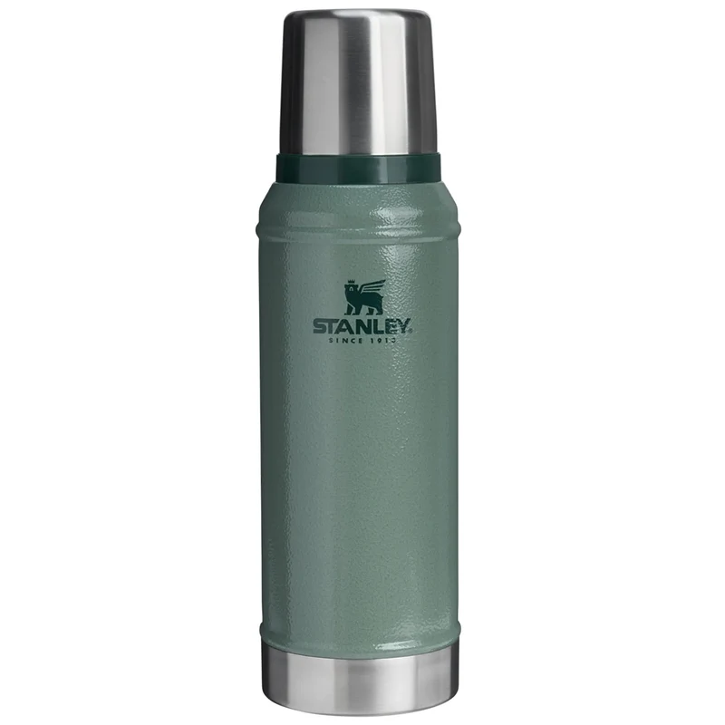 Stanley Classic Legendary Vacuum Thermos Flask 940ml Hammertone Green
