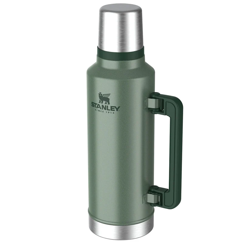Stanley Classic Legendary Vacuum Thermos Flask 1.9L Hammertone Green