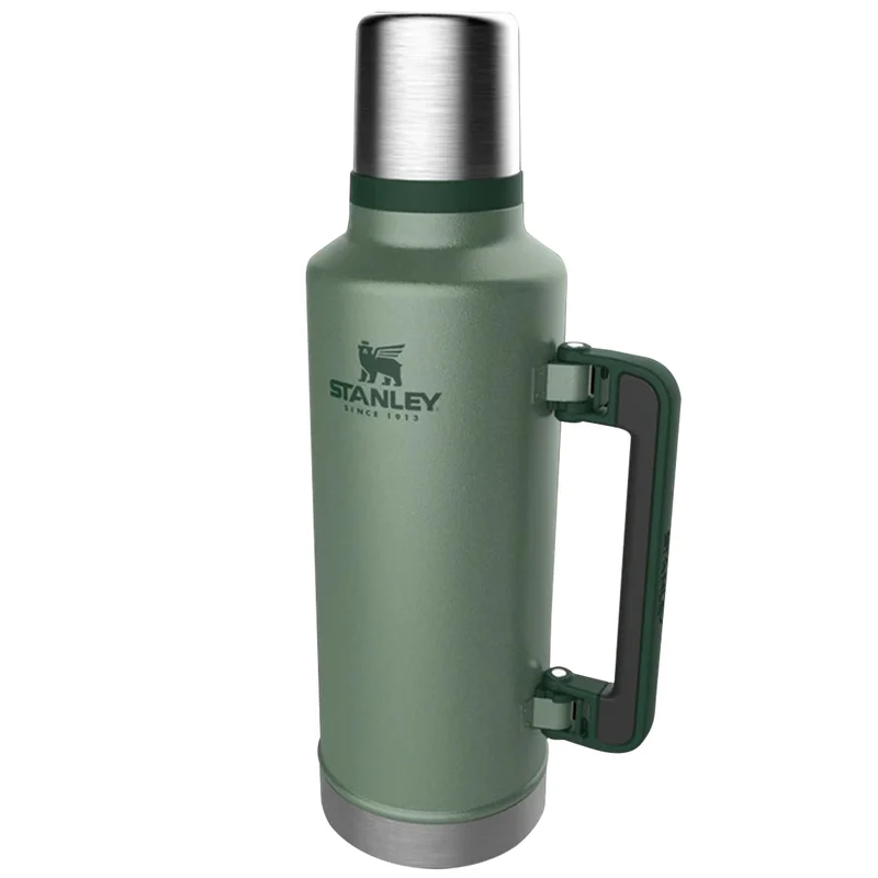 Stanley Classic Legendary Vacuum Thermos Flask 2.3L Hammertone Green
