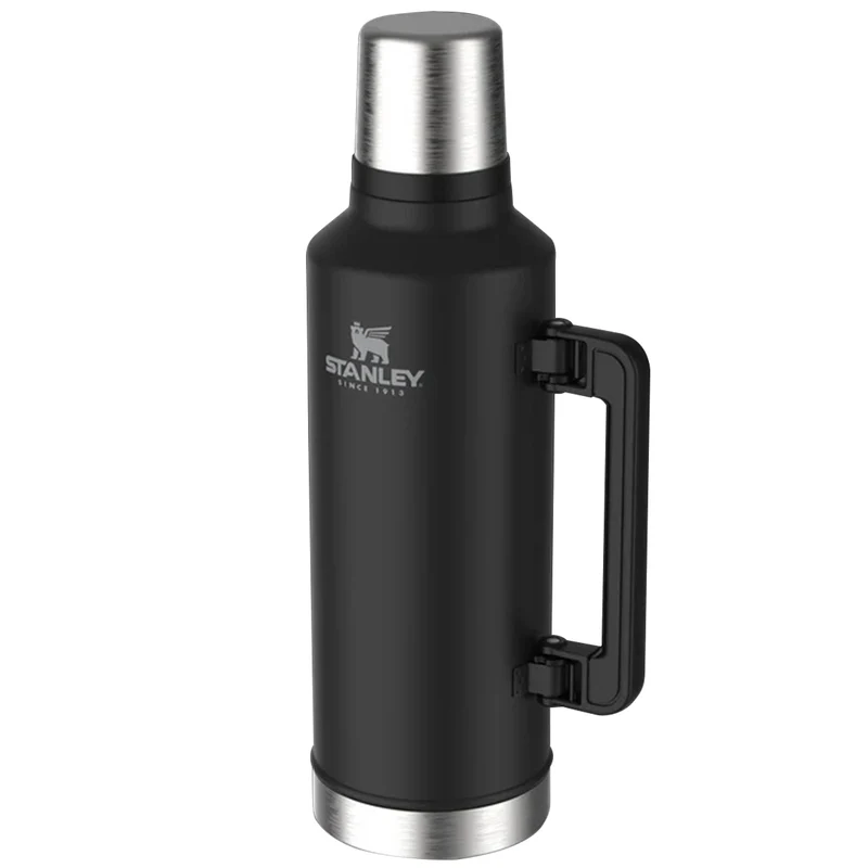 Stanley Classic Legendary Vacuum Thermos Flask 2.3L Black 2.0