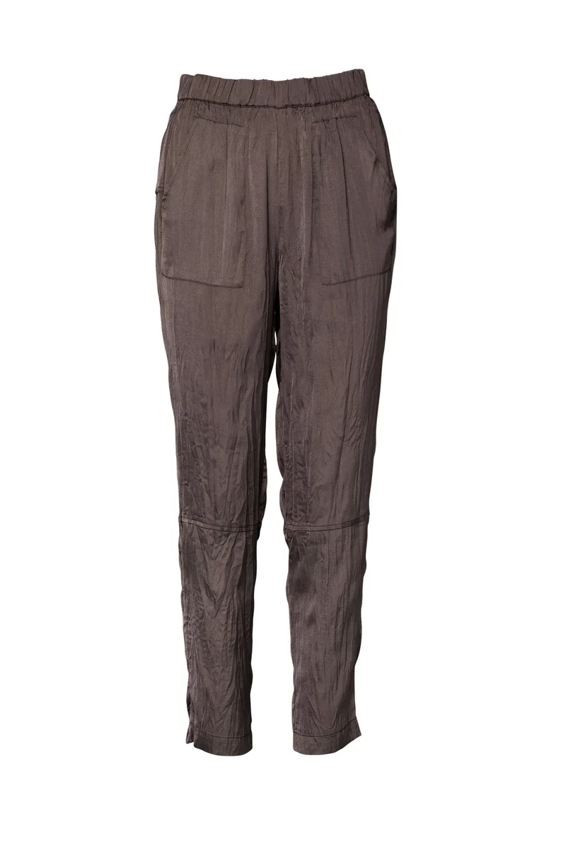Lounge The Label Amalfi Straight Leg Pants - Mocha