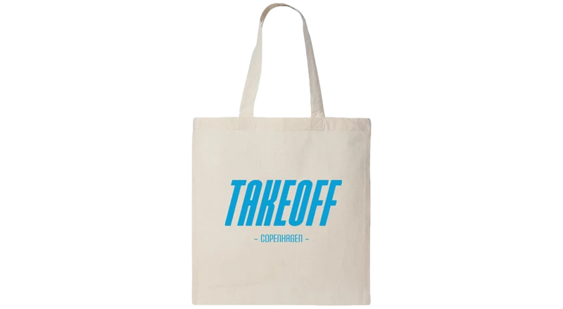 Takeoff Blue Tote Bag