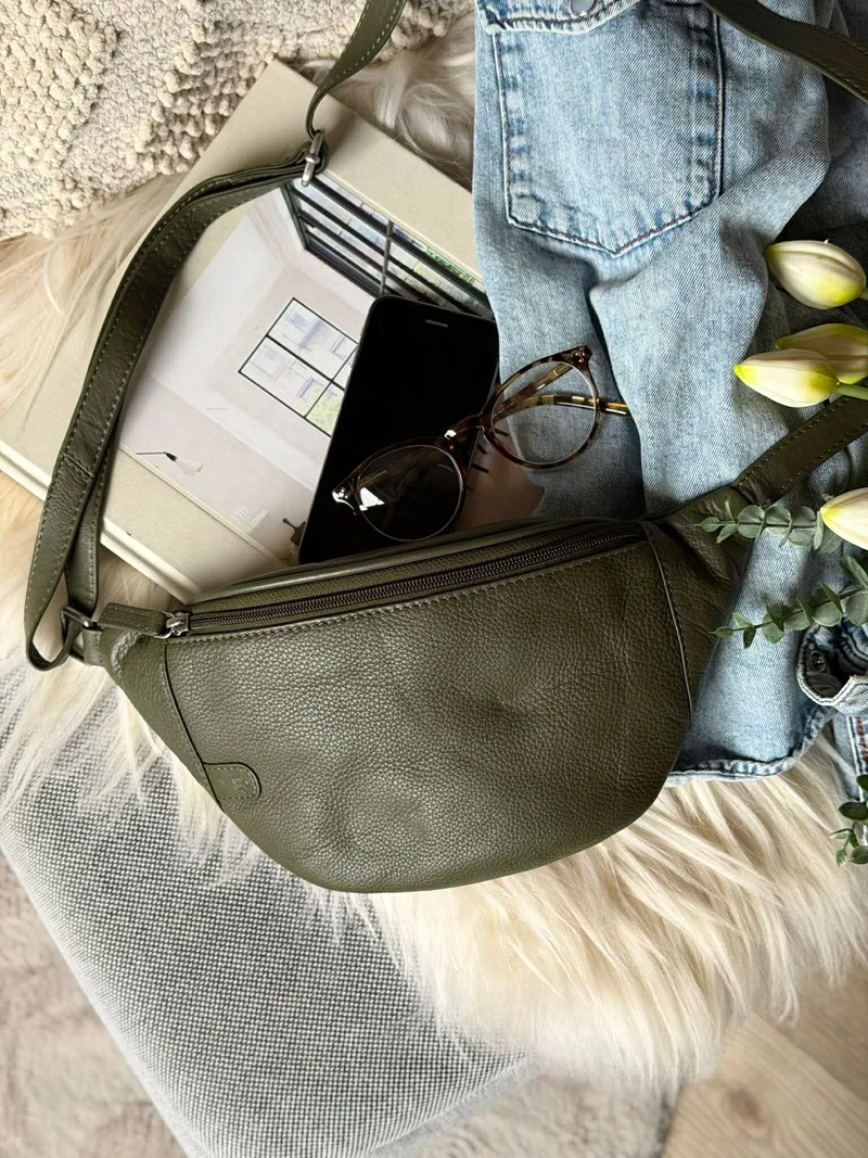 Bumbag Misse - Army / Silver