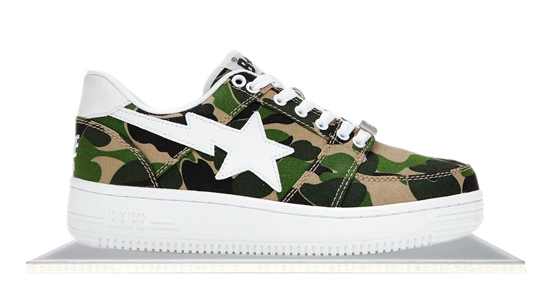 Bape Sta Low Camo 20th Anniversary Green