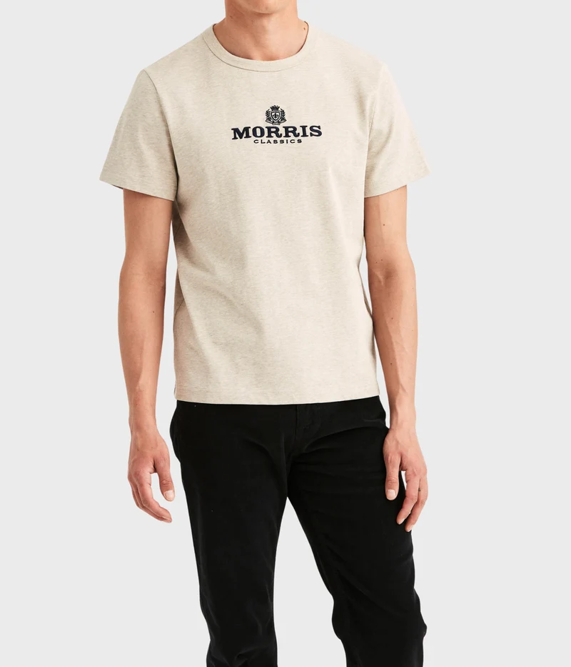 Brian Logo Crew Neck T-Shirt (05 Khaki)