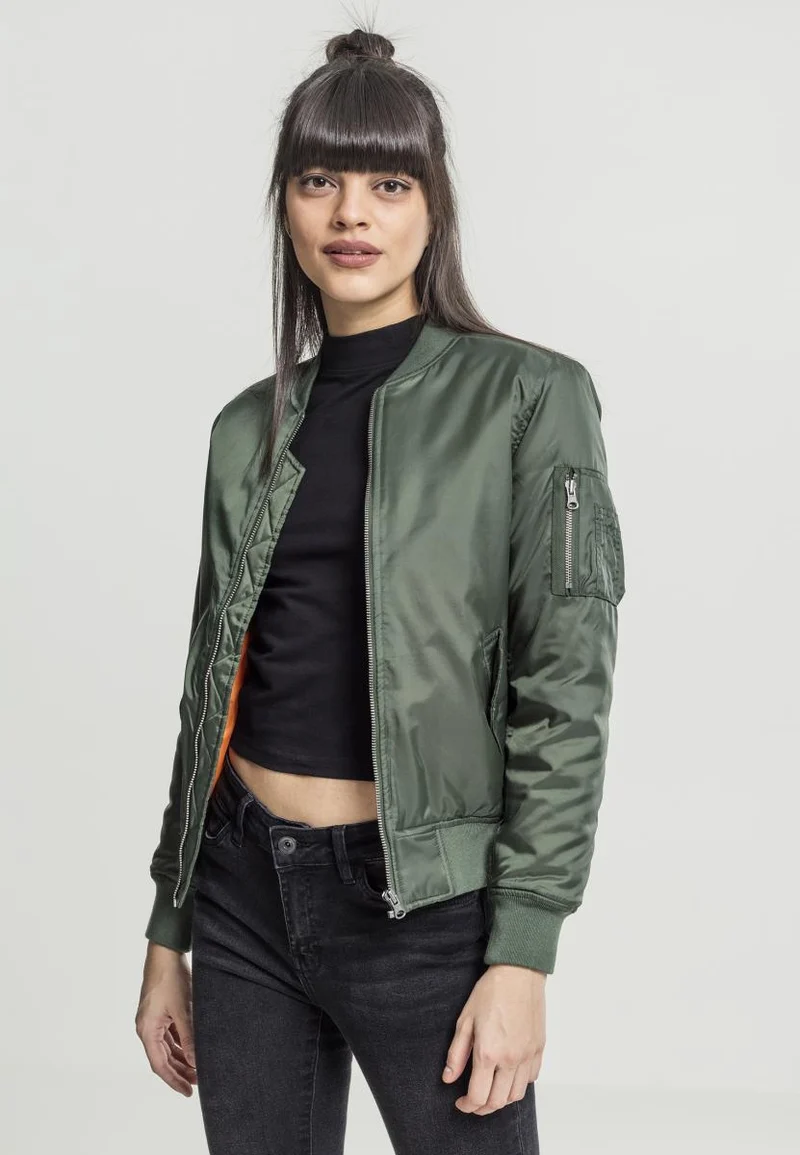 UC Basic Bomber Jacket XS OLIVE