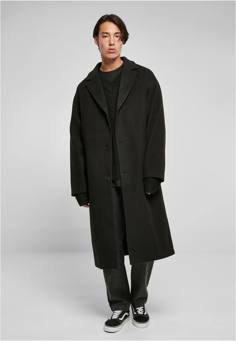 UC LONG COAT L BLACK