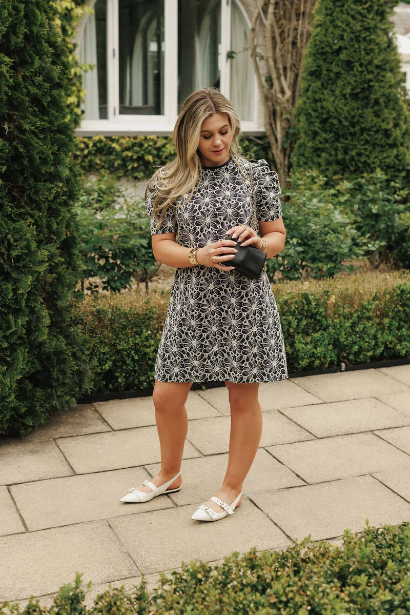 Thea Dress black Champagne