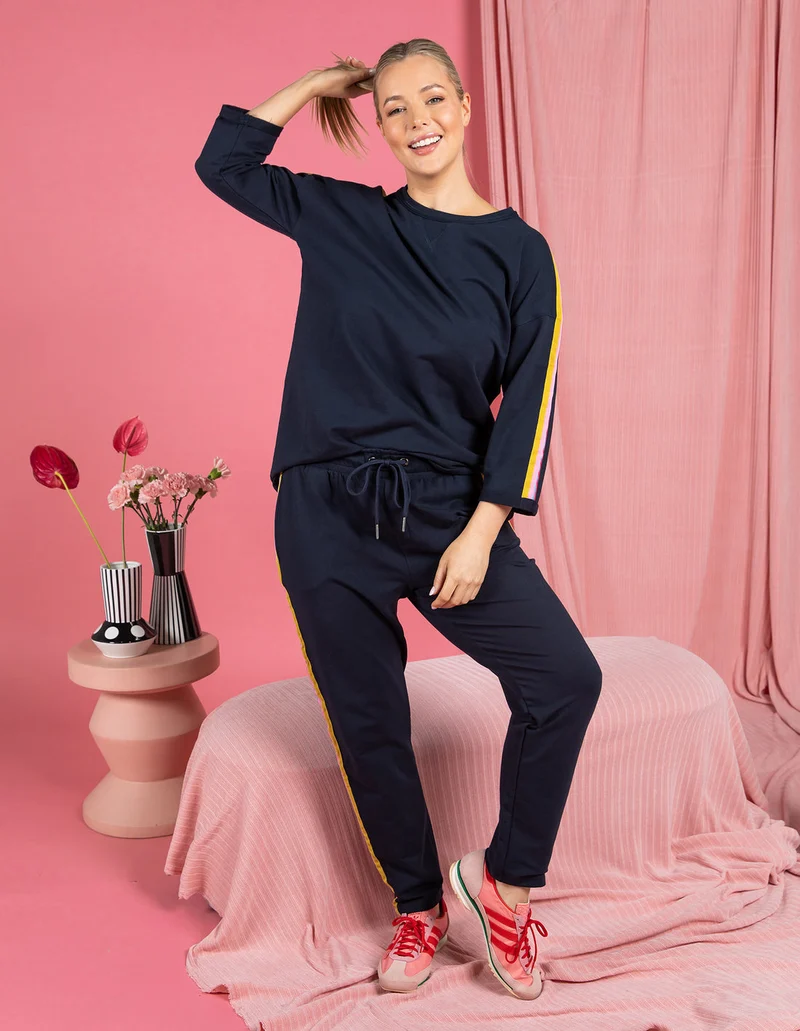 Sella Sweat shirt Navy (Last one size 14)